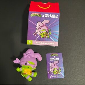 2025 McDonald’s Happy Meal #3 Ninja Turtles Hello Kitty - My Melody x Donatello